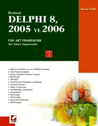 Delphi 8, 2005 ve 2006 For .Net Framework – Memik Yanık – Seçkin Yayıncılık kitap kapağı