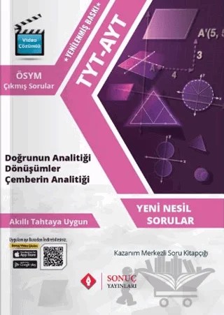 TYT-AYT Doğrunun Analitiği Dönüşümler Çemberin Analitiği – Kolektif – Sonuç Yayınları kitap kapağı