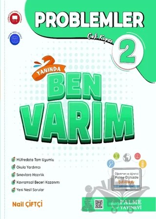 2. Sınıf Yanında Ben Varım Problemler Soru Kitabı – Nail Çiftçi – Palme Yayınları kitap kapağı