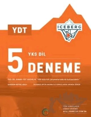 YDT YKS Dil Iceberg 5 Deneme – Kolektif – Okyanus Yayınları kitap kapağı