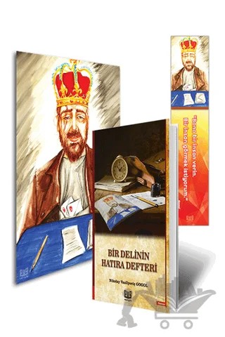 Bir Delinin Hatıra Defteri 3'lü Set (Kitap - Mini Tablo - Ayraç) – Nikolay Vasilyeviç Gogol – Vaveyla Yayıncılık kitap kapağı