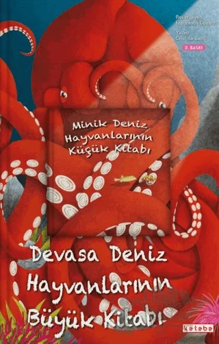 Devasa Deniz Hayvanlarının Büyük Kitabı & Minik Deniz Hayvanlarının Küçük Kitabı – Cristina Banfi – Ketebe Çocuk kitap kapağı