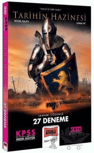 2023 KPSS Tarihin Hazinesi Tamamı Çözümlü 27 Deneme – Veysel Aslan – Yargı Yayınevi kitap kapağı