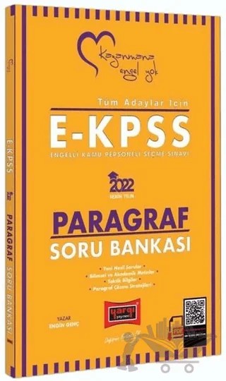 Yargı Yayınları 2022 E-KPSS Paragraf Soru Bankası – Engin Genç – Yargı Yayınevi kitap kapağı