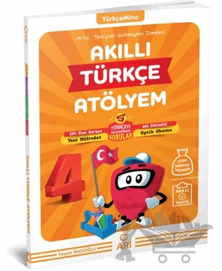 4. Sınıf Türkçe Atölyem TükçeMino – Mustafa Aygün, Tayyar İnceoğlu – Arı Yayıncılık kitap kapağı