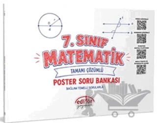 7. Sınıf Matematik Poster Soru Bankası – Kolektif – Editör Yayınevi kitap kapağı
