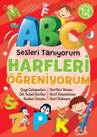 Harfleri Öğreniyorum - Sesleri Tanıyorum – Kolektif – Bıcırık Yayınları kitap kapağı