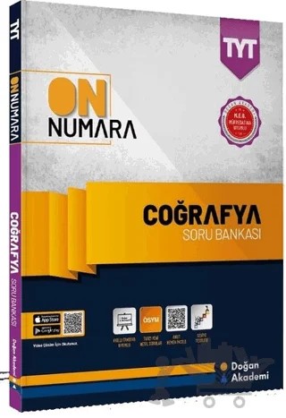 TYT On Numara Coğrafya Soru Bankası – Kolektif – Doğan Akademi kitap kapağı