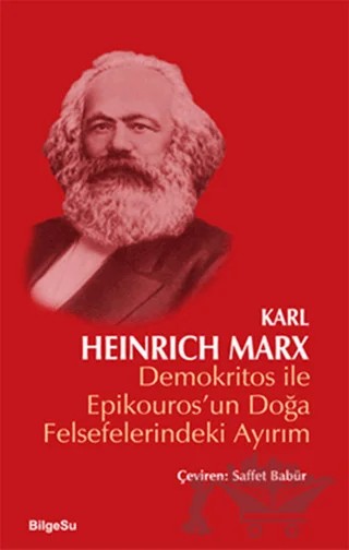 Demokritos ile Epikouros'un Doğa Felsefelerindeki Ayırım – Karl Marx – BilgeSu Yayıncılık kitap kapağı