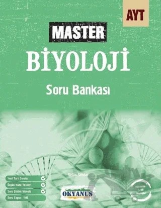AYT Master Biyoloji Soru Bankası – Kolektif – Okyanus Yayınları kitap kapağı