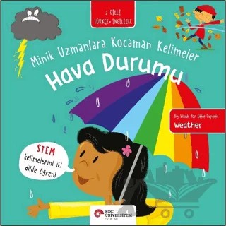 Hava Durumu - Minik Uzmanlara Kocaman Kelimeler – Fran Bromage – Koç Üniversitesi Yayınları kitap kapağı