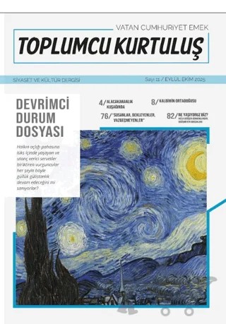 Toplumcu Kurtuluş Sayı: 11 – Uluçınar Yayınları kitap kapağı