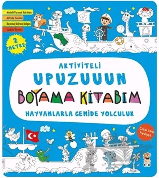 Hayvanlarla Gemide Yolculuk - Aktiviteli Upuzuuun Boyama Kitabım – Kolektif – Sincap Kitap kitap kapağı