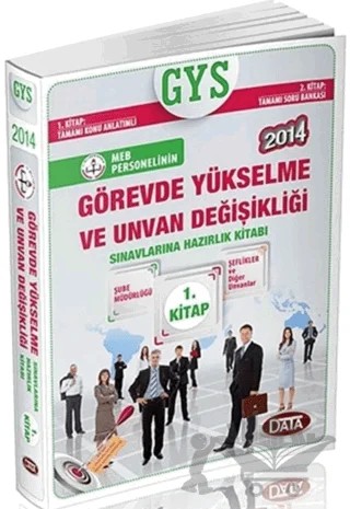 2014 MEB Görevde Yükselme ve Ünvan Değişilikliği Sınavlarına Hazırlık Kitabı 1. Kitap Tamamı Konu Anlatımlı – Kolektif – Data Yayınları kitap kapağı