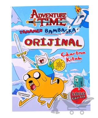 Adventure Time: Tamamen Bambaşka Orijinal Çıkartma Kitabı – Kolektif – Doğan Egmont Yayıncılık kitap kapağı