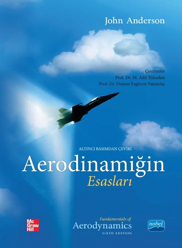 AERODİNAMİĞİN ESASLARI / Fundamentals of Aerodynamics – John D. Anderson – Nobel Akademik Yayıncılık kitap kapağı