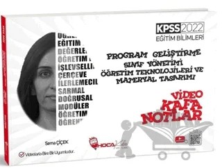2022 KPSS Eğitim Bilimleri Program Geliştirme Sınıf Yönetimi Video Kafa Notlar – Sema Çiçek – Hoca Kafası Yayınları kitap kapağı