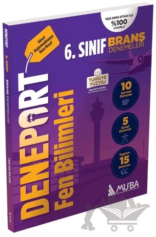 6. Sınıf Deneport Fen Bilimleri Branş Denemesi – Kolektif – Muba Yayınları kitap kapağı