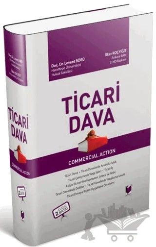 Ticari Dava – İlker Koçyiğit, Levent Börü – Adalet Yayınevi kitap kapağı