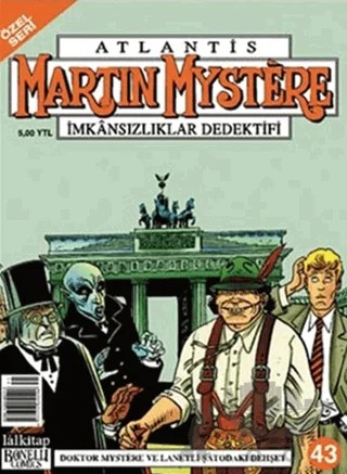 Atlantis (Özel Seri) Sayı: 43 Doktor Mystere ve Lanetli Şatodaki Dehşet Martin Mystere İmkansızlıklar Dedektifi – Lal Kitap kitap kapağı