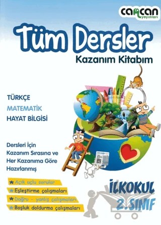 2. Sınıf Tüm Dersler Kazanım Kitabım – Kolektif – Cancan Yayınları kitap kapağı