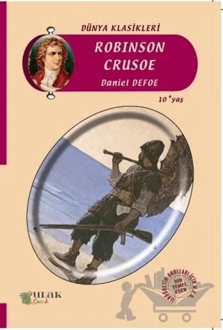 Robinson Crusoe – Daniel Defoe – Ulak Çocuk kitap kapağı