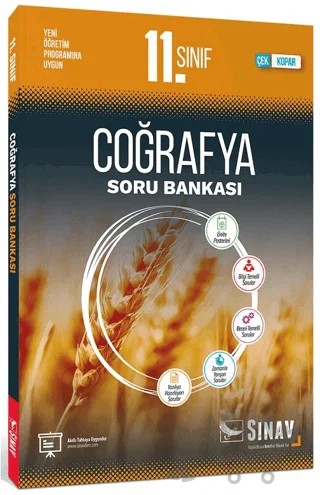 11. Sınıf Coğrafya Soru Bankası – Kolektif – Sınav Yayınları kitap kapağı