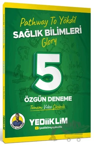 Pathway To YÖKDİL Sağlık Bilimleri Glory Tamamı Video Çözümlü 5 Özgün Deneme – Osman Yunus Özer – Yediiklim Yayınları kitap kapağı