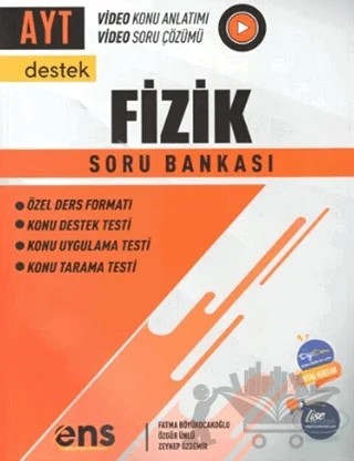 AYT Fizik Destek Soru Bankası – Kolektif – ENS Yayınları kitap kapağı