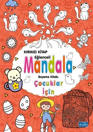 Çocuklar İçin Mandala Kırmızı – Kolektif – Parıltı Yayınları kitap kapağı