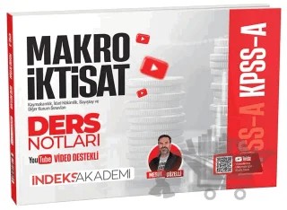 2026 KPSS A Grubu Makro İktisat Video Ders Notları – Mesut Güzelli – İndeks Akademi Yayıncılık kitap kapağı