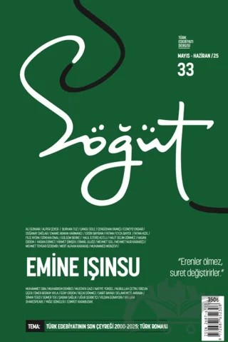 Söğüt - Türk Edebiyatı Dergisi Sayı 33 / Mayıs - Haziran 2025 – Söğüt Dergisi Yayınları kitap kapağı