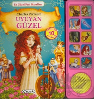 Uyuyan Güzel – Charles Perrault – Çiçek Yayıncılık kitap kapağı