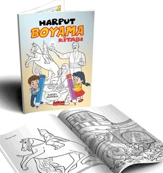 Harput Boyama Kitabı – Kolektif – Bordo Ressam kitap kapağı