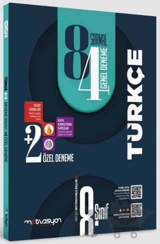 8. Sınıf 12'li Türkçe Denemeleri – Kolektif – Motivasyon Yayınları kitap kapağı