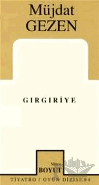 Gırgıriye – Müjdat Gezen – Mitos Boyut Yayınları kitap kapağı