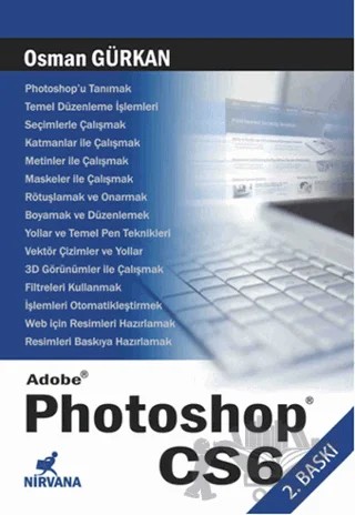 Adobe Photoshop CS6 – Osman Gürkan – Nirvana Yayınları kitap kapağı