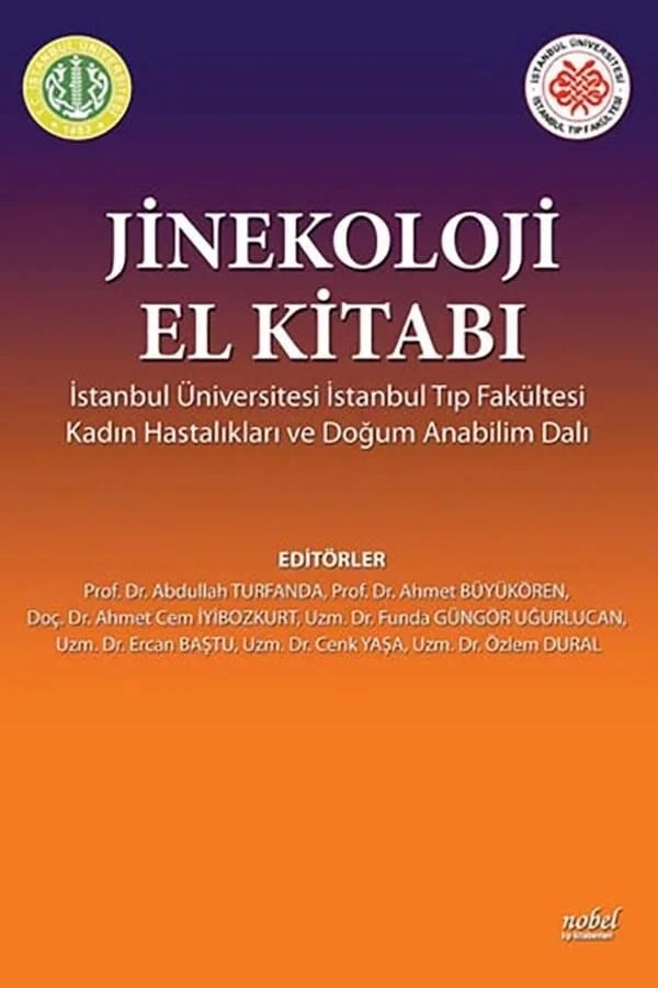 Jinekoloji El Kitabı – - – Nobel Tıp Kitabevleri kitap kapağı