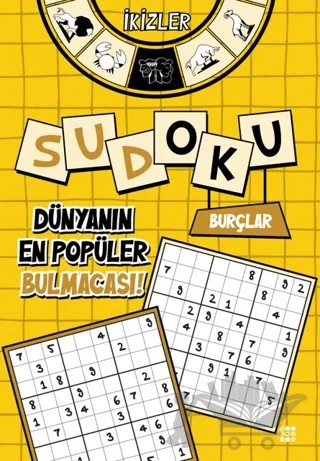 Burçlar Sudoku – İkizler (Kalem Hediyeli) – Kolektif – Dokuz Yayınları kitap kapağı