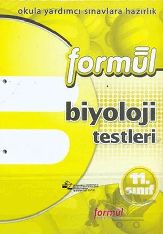 Formül 11. Sınıf Biyoloji Yaprak Testleri – Kolektif – Formül Yayınları kitap kapağı