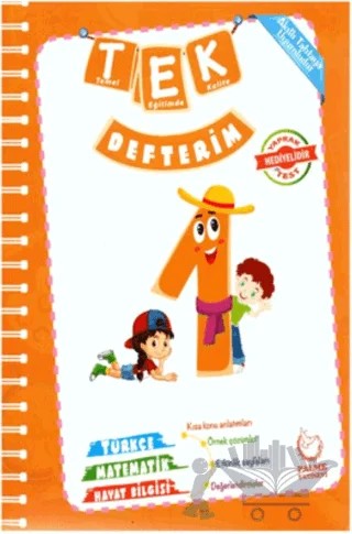 1. Sınıf Tek Defterim – Kolektif – Palme Yayınları kitap kapağı