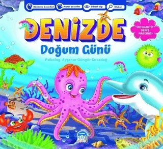 Denizde Doğum Günü – Ayşenur Güngör Kırcadağ – Martı Çocuk Yayınları kitap kapağı