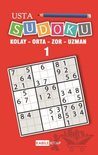 Usta Sudoku 1 – Kolektif – Kabile Kitap kitap kapağı
