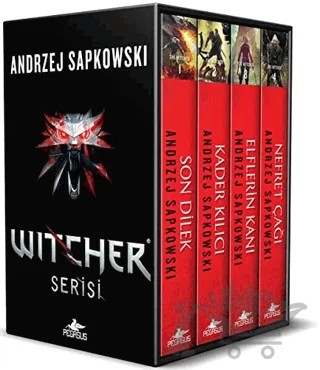 The Witcher Serisi Kutulu Özel Set (4 Kitap) – Andrzej Sapkowski – Pegasus Yayınları kitap kapağı