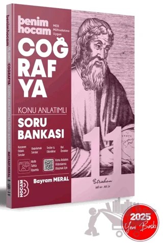 2025 11. Sınıf Coğrafya Konu Anlatımlı Soru Bankası – Bayram Meral – Benim Hocam Yayınları kitap kapağı