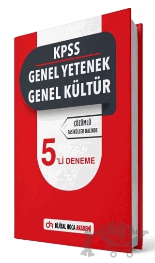 2022 KPSS Genel Yetenek Genel Kültür Çözümlü 5’li Deneme – Kolektif – Dijital Hoca kitap kapağı