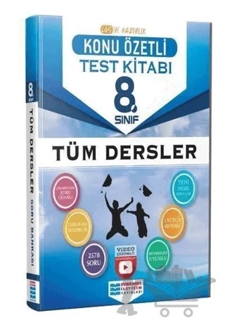 8. Sınıf Tüm Dersler Konu Özetli Video Çözümlü Test Kitabı – Kolektif – Evrensel İletişim Yayınları kitap kapağı