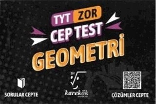 TYT Cep Test Geometri (Zor) – Kolektif – Karekök Yayıncılık kitap kapağı
