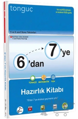 6'dan 7'ye Hazırlık Kitabı – Kolektif – Tonguç Akademi kitap kapağı