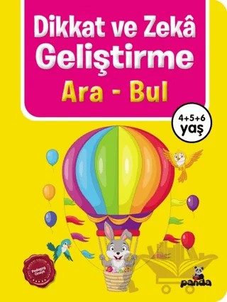 Dikkat ve Zekâ Geliştirme – Ara Bul – Kolektif – Beyaz Panda Yayınları kitap kapağı